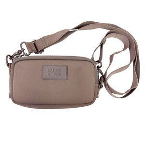 Dagne Dover Mara Phone Sling Bag Dune Crossbody Minimal Travel Bag Neoprene